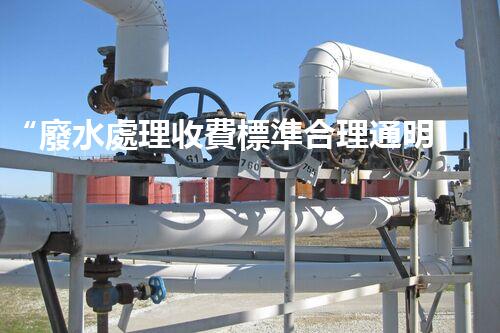 “廢水處理收費標準合理通明，助力綠色環(huán)保事業(yè)蓬勃進展”